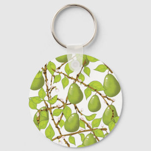 Growing Pears Keychain
