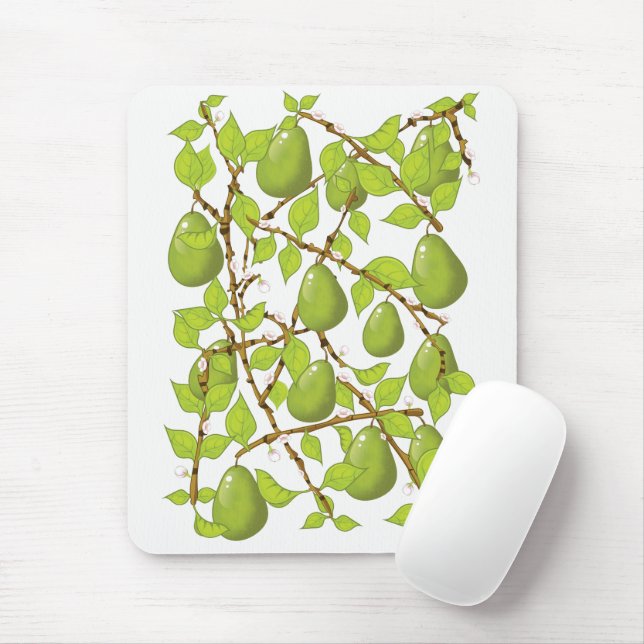 Growing Pears Mouse Pad (With Mouse)