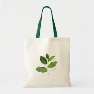 Growing Slowly Botanical Leaf Tote Bag