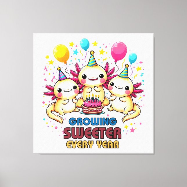 Growing Sweeter with Every Year  Canvas Print (Front)