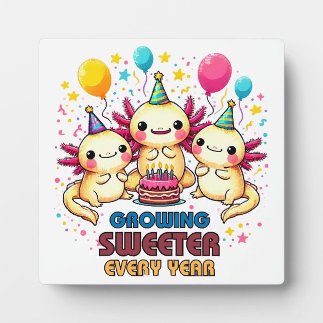 Growing Sweeter with Every Year  Plaque (Front)