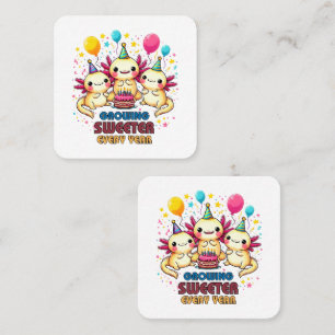 Growing Sweeter with Every Year  Square Business Card