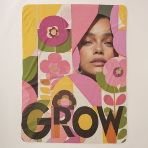 Growing through the layers sherpa blanket