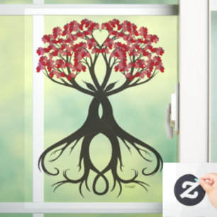 Growing Together with Love Window Cling