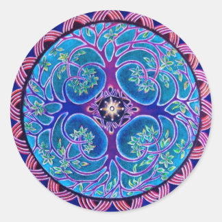 Growing Tree of Life Mandala Sticker