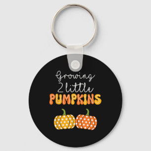 Growing Two Little Pumpkins Announcement By Keychain