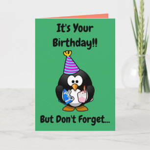 'Growing Up is Optional' Birthday Card