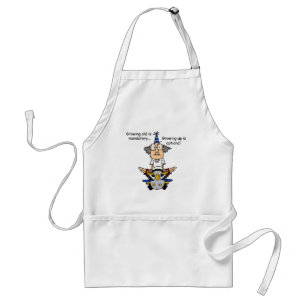 Growing Up is Optional Humour Standard Apron