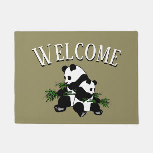 Growing Up Panda Doormat