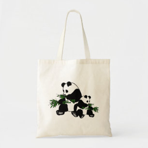 Growing Up Panda Tote Bag