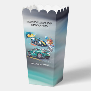 Growing Up To Fast Boy Birthday Party  Favor Box