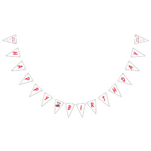 Growing up two fast 2nd Birthday  Bunting Flags