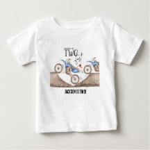 Growing up TWO FAST Blue Dirt Bike 2nd birthday 