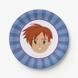 Growing up with Abbey and Sam Party Plates (Sam)