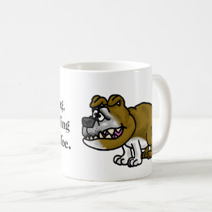 Growling BullDog Coffee Mug
