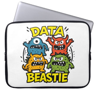 Growly Data Beastie Laptop Sleeve