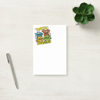Growly Data Beasties Post-it® Notes