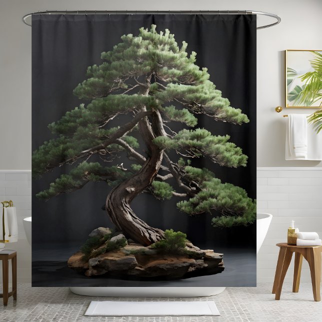 Grown Bonsai Pine Tree in Black Backdrop  (Creator Uploaded)