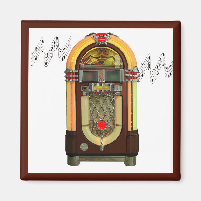 Grown up Jukebox Magnet (Front)