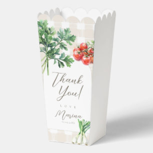 Grown with Love Market baby shower Favor Box