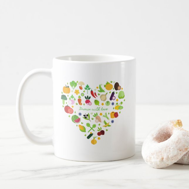 Grown with love, Sequoia Elementary Mug (With Donut)