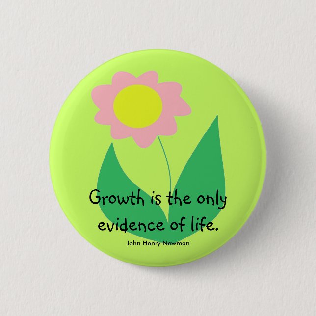GROWTH 2 INCH ROUND BUTTON (Front)