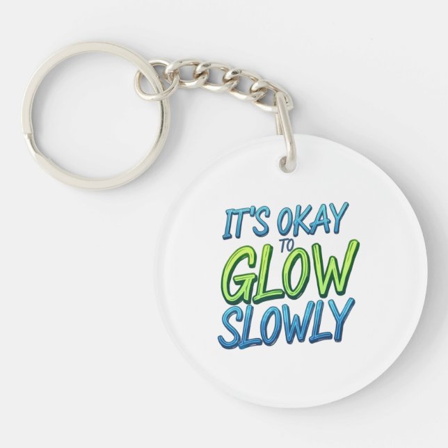 Growth at Your Own Pace Keychain (Front)