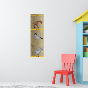 Growth Chart - Duck, Unicorn, Giraffe Dolls