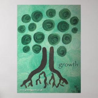 "growth" Heart Art Painting Poster