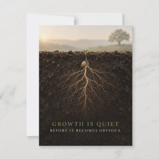 Growth Is Quiet Card