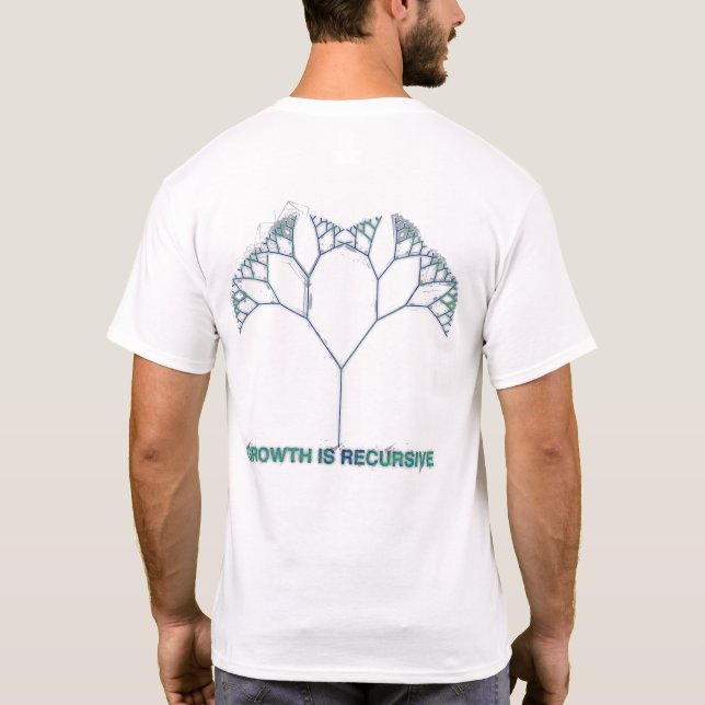 GROWTH_IS_RECURSIVE T-Shirt (Back)