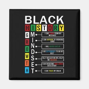 Growth Mindset Definition Cool Black History Month Magnet