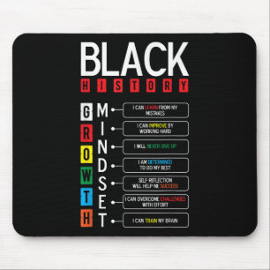 Growth Mindset Definition Cool Black History Month Mouse Pad