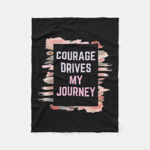 Growth Mindset Definition - Motivational Quote Ins Fleece Blanket