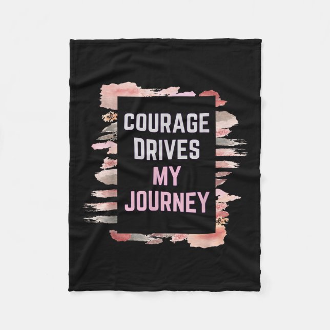 Growth Mindset Definition - Motivational Quote Ins Fleece Blanket (Front)