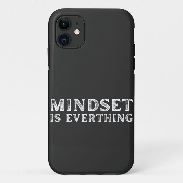 Growth Mindset Entrepreneur Teacher Fitness Motiva Case-Mate iPhone Case (Back)