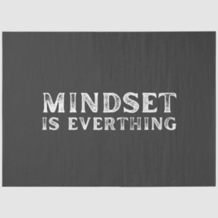 Growth Mindset Entrepreneur Teacher Fitness Motiva Tissue Paper