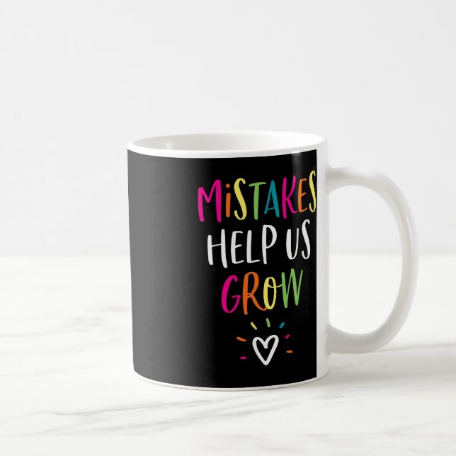 Growth Mindset  Positive Back to School Teacher St Coffee Mug (Right)