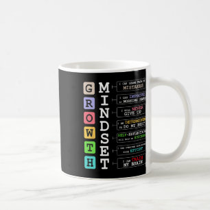 Growth Mindset Shirt Positive School Clroom Teache Coffee Mug