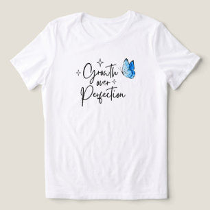 Growth Over Perfection Inspirational Tri-Blend Shirt
