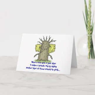 Growth Ring Birthday Card