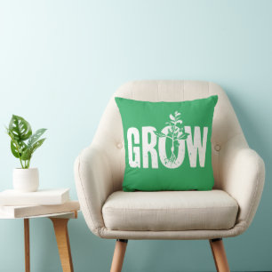 Growth Throw Pillow