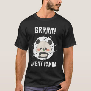Grrr Angry Pandas Wild Panda Bamboo T-Shirt