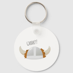 Grrr Viking Keychain
