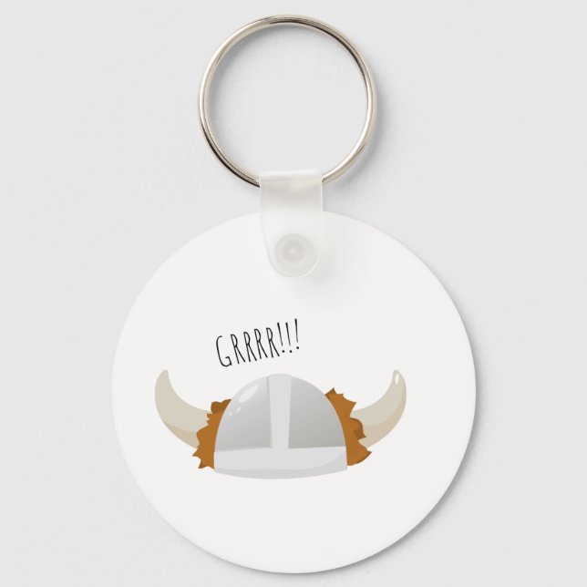 Grrr Viking Keychain (Front)