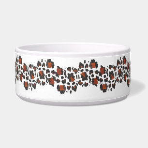 Grrr Wild Animal Print Chevron Large Pet Bowl
