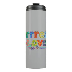 Grrrreat Love – Cute Tiger-Inspired T-Shirt Thermal Tumbler