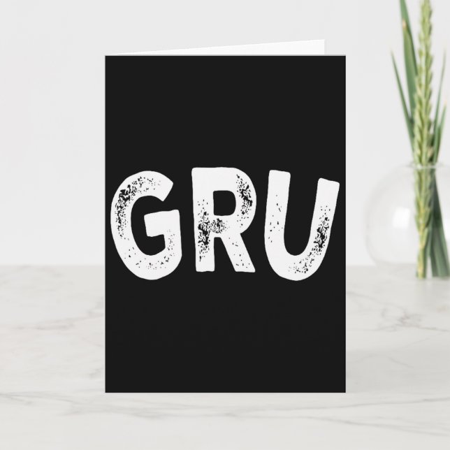 Gru  card (Front)