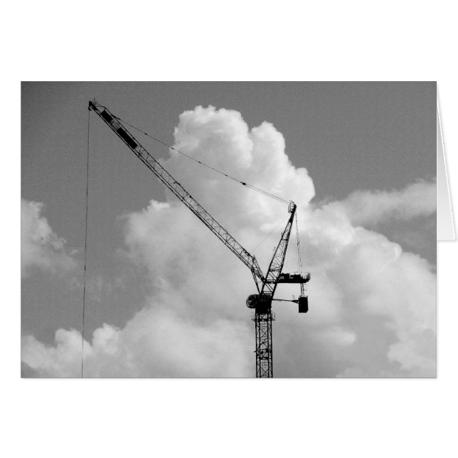 Grue Cumulonimbus - Noir et blanc (Devant Horizontal)