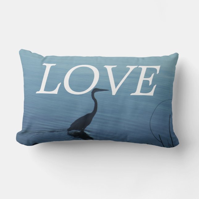 Grue de l'OVE au coussin d'inspiration Lac (Recto)